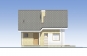 Одноэтажный дом с мансардой и террасой Rg5299 Фасад1