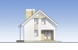 Одноэтажный дом с мансардой и террасой Rg5299 Фасад2