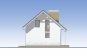 Одноэтажный дом с мансардой и террасой Rg5299 Фасад4