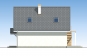 Одноэтажный дом с мансардой, террасой и балконом Rg5301 Фасад2