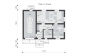 Одноэтажный дом с мансардой и гаражом Rg5302z (Зеркальная версия) План2