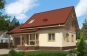 Одноэтажный дом с мансардой и гаражом Rg5302z (Зеркальная версия) Вид1