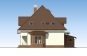 Одноэтажный дом с мансардой, чердаком, гаражом и балконами Rg5304z (Зеркальная версия) Фасад4