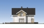 Проект одноэтажного дома с мансардой, гаражом и террасой Rg5306z (Зеркальная версия) Фасад4