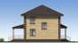 Проект двухэтажного дома с террасами Rg5316 Фасад4