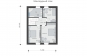 Одноэтажный  дом с мансардой Rg5319z (Зеркальная версия) План4