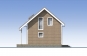 Одноэтажный дом с мансардой и террасой Rg5326 Фасад2