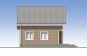 Одноэтажный дом с мансардой и террасой Rg5326 Фасад3