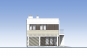 Двухэтажный дом с гаражом и террасами Rg5328 Фасад4