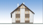 Одноэтажный дом с мансардой Rg5338z (Зеркальная версия) Фасад3