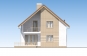 Одноэтажный дом с мансардой, террасой и балконом Rg5358z (Зеркальная версия) Фасад3