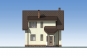 Проект одноэтажного дома с террасой и мансардой Rg5360z (Зеркальная версия) Фасад1