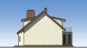 Проект одноэтажного дома с террасой и мансардой Rg5360z (Зеркальная версия) Фасад2