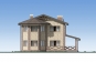 Проект двухэтажного дома с террасой Rg5362z (Зеркальная версия) Фасад3