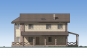 Проект двухэтажного дома с террасой Rg5362z (Зеркальная версия) Фасад4