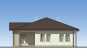 Проект одноэтажного дома с террасой Rg5363 Фасад3