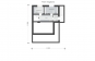 Проект индивидуального одноэтажного жилого дома с подвалом и мансардой. Rg5365z (Зеркальная версия) План1