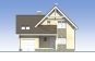 Одноэтажный дом с мансардой, террасой, балконом и гаражом Rg5375 Фасад1