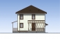 Проект двухэтажного жилого дома с террасами Rg5376z (Зеркальная версия) Фасад1