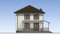 Проект двухэтажного жилого дома с террасами Rg5376z (Зеркальная версия) Фасад4