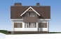 Проект одноэтажного жилого дома с  подвалом и мансардой Rg5380 Фасад3
