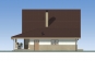 Проект одноэтажного жилого дома с  террасой и мансардой Rg5383 Фасад4