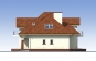 Одноэтажный дом с мансардой, террасой, гаражом и балконами Rg5386 Фасад2