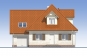 Одноэтажный дом с мансардой и гаражом Rg5390 Фасад1