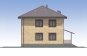 Проект индивидуального двухэтажного жилого дома с террасой Rg5407 Фасад2