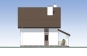 Проект индивидуального одноэтажного жилого дома с мансардой Rg5408 Фасад2