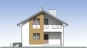 Проект индивидуального одноэтажного жилого дома с мансардой, террасой и балконом Rg5409z (Зеркальная версия) Фасад1