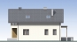 Проект индивидуального одноэтажного жилого дома с мансардой, террасой и балконом Rg5409 Фасад4