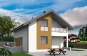 Проект индивидуального одноэтажного жилого дома с мансардой, террасой и балконом Rg5409 Вид4