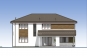 Проект двухэтажного дома с верандой и террасой Rg5412z (Зеркальная версия) Фасад3