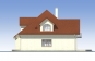 Одноэтажный дом с мансардой, гаражом и террасой Rg5413 Фасад2