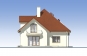 Одноэтажный дом с мансардой, гаражом и террасой Rg5413 Фасад3