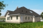 Одноэтажный дом с мансардой и террасой Rg5430 Вид2