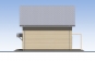 Одноэтажный жилой дом с мансардой и террасой. Rg5434z (Зеркальная версия) Фасад4