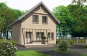 Одноэтажный жилой дом с мансардой и террасой. Rg5434z (Зеркальная версия) Вид2