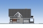 Проект одноэтажногго дома с мансардой, гаражом и террасой Rg5437 Фасад2