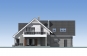 Проект одноэтажногго дома с мансардой, гаражом и террасой Rg5437 Фасад3