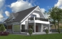 Проект одноэтажногго дома с мансардой, гаражом и террасой Rg5437z (Зеркальная версия) Вид3