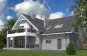 Проект одноэтажногго дома с мансардой, гаражом и террасой Rg5437z (Зеркальная версия) Вид4