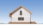 Проект одноэтажногго дома с мансардой и террасой Rg5440 Фасад2