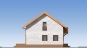 Проект одноэтажногго дома с мансардой и террасой Rg5440 Фасад4