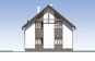 Одноэтажный жилой дом с мансардой Rg5444z (Зеркальная версия) Фасад3