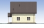Одноэтажный жилой дом с мансардой и гаражом Rg5452z (Зеркальная версия) Фасад4