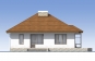 Одноэтажный жилой дом с подвалом и террасой Rg5455z (Зеркальная версия) Фасад4