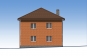 Проект двухэтажного дома с террасой Rg5457 Фасад3