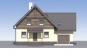 Одноэтажный жилой дом с мансардой, гаражом и террасой Rg5464 Фасад1